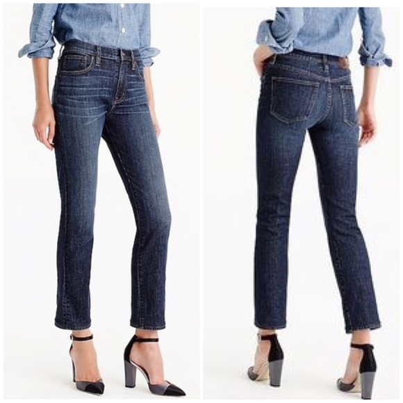 J Crew High Waist Vintage Crop Jeans 